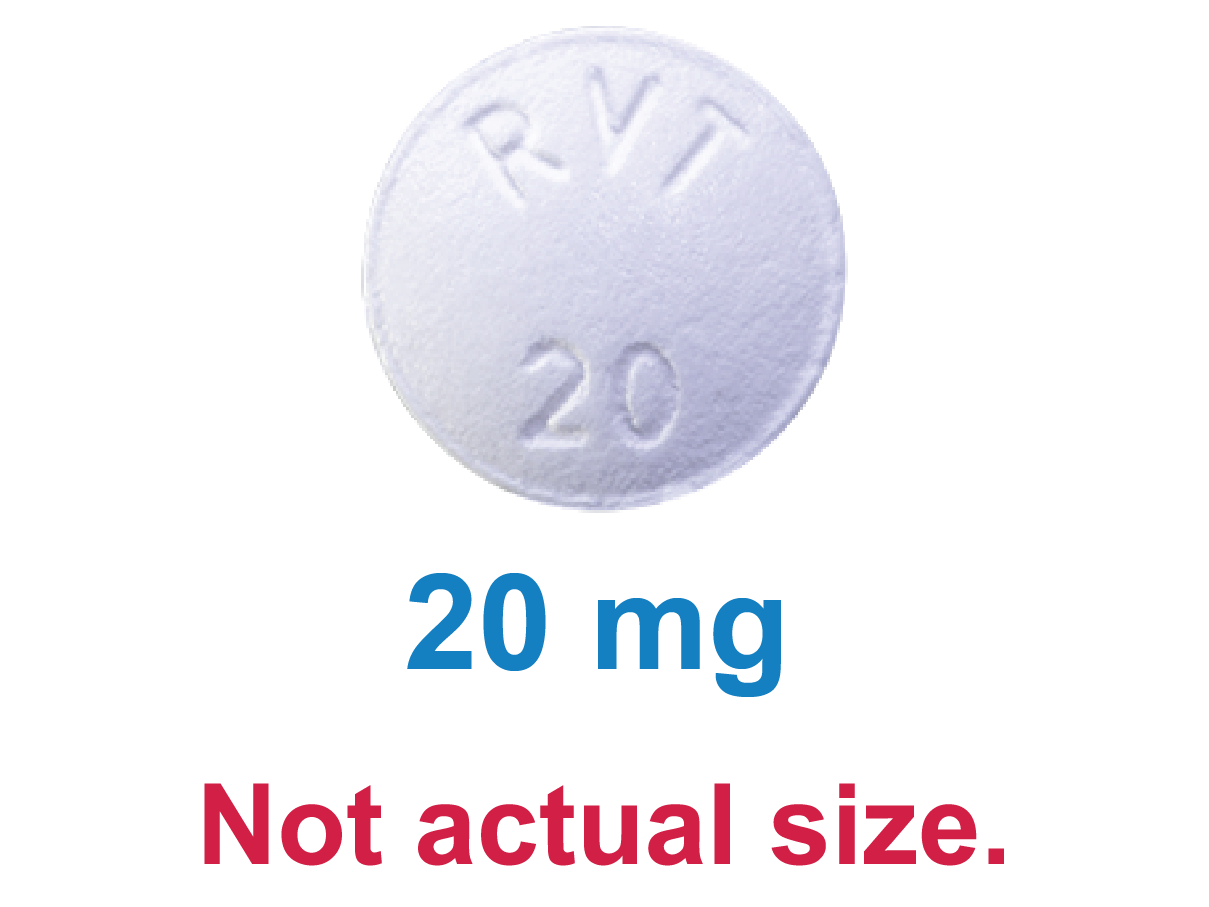 REVATIO® sildenafil 20 mg tablet